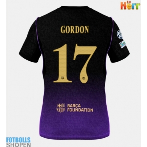 Billiga Barcelona Anthony Gordon #17 Bortatröja 2026-27 Kortärmad
